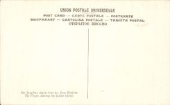 CPA l'Adoraion des Mages Volet du Triplygne La Vierge adore l'Enfant Bruges Hopital Saint Jean 