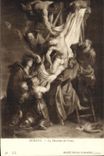CPA Musee Royal d'Anvers Rubens La Descente de Croix 