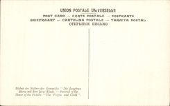 CPA Van Eyck La Vierge et l'Enfant Detail Portail du Donateur Bruges Le Musee 