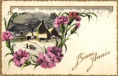 CPA Bonne Annee Flerus