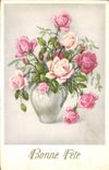 CPA Bonne Fete Fleurs