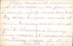 CPA Bonne Annee Flerus