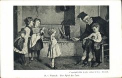 CPA Der Apfel des Paris Wunsch