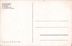 CPA Im Rosengarten Rozsa kertiben V zahrade W ogrodzie Ou jardin des roses 