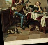 CPA Der Zitherspieler Chien