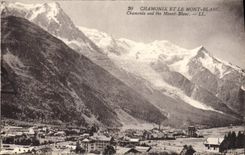 CPA Chamonix et le Mont Blanc 
