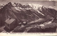 CPA Chamonix La Flegere et Vue sur la Chaine du Mont Blanc 