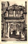 CPA Auxerre Le Portail de l'Eglise Saint Pierre 
