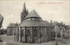 CPA Granville Abside de l'Eglise Notre Dame 