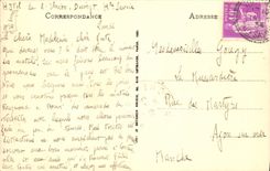 CPA Lac d'Annecy Chateau de Duingt 