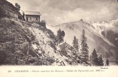CPA Chamonix Glacier superieur des Bossons Chalet des Pyramides 
