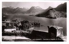 CPA Lac d'Annecy Talloires et Chapelle du Toron 