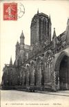CPA Coutances La Cathedrale cote nord 
