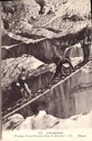 CPA Chamonix Passage d'Une Crevasse dans la Jonction Alpinisme