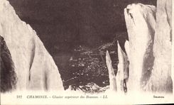 CPA Chamonix Glacier superieur des Bossons 