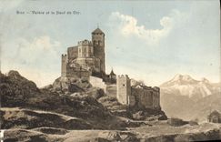 CPA Sion Valere et le haut de Cry 