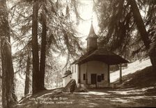 CPA Les Mayens de Sion la Chapelle Catholique 