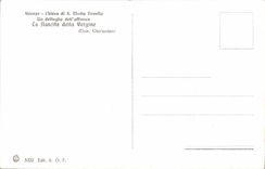 CPA Firenze chiesa di S Maria Novella un detfaglio dell affresco la nascita della Vergine