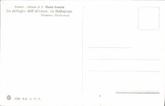 CPA Firenze chiesa di S Maria Novella un detfaglio dell affresco la Visitazione