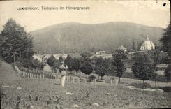 CPA Lascemborn Turkstein Im Hintergrunde 