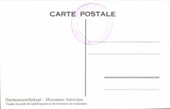 CPA Hartmannswillerkopf Monument historique vendu au profit de l'achevement et de l'entretien du mon