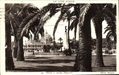 CPA La Cote d'Azur Nice Jardin Albert Ier 