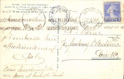 CPA Ile Saint Honorat jardin de la Vierge au centre du vieux Cloitre 