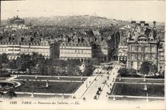 CPA Paris Panorama des Tuileries 