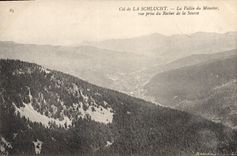 CPA Col de la Schlucht la Vallee du Muster vue prise du Rocher de la Source 