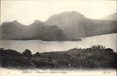 CPA Annecy Talloires et le chateau du Duingt 