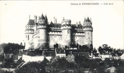 CPA Chateau de Pierrefonds Cote nord 