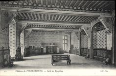 CPA Chateau de Pierrefonds Salle de Reseption 