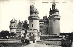 CPA Chateau de Pierrefonds l'Entree 