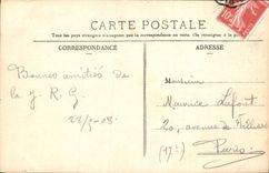 CPA Saint Germain el Laye la Terrasse statue de Vercingetorix 