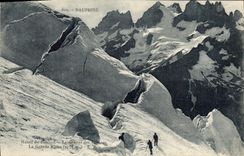 CPA Dauphine Massif du Pelvoux le Glacier des Agneaux le Grande Ruine 