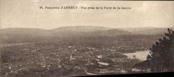 CPA Panorama d'Annecy vue prise de la Foret de la Jeanne 
