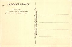 CPA Les Alpes la Haute Vallee de la Romanche fermee par un amphitheatre de Glaciers