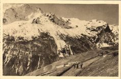 CPA Les Alpes le Massif du Pelvoux et les derniers prolongements des Grandes Rousses 