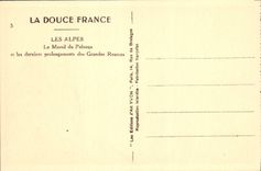 CPA Les Alpes le Massif du Pelvoux et les derniers prolongements des Grandes Rousses