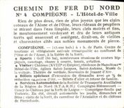 CPA Chemin de Fer du Nord Compiegne l'Hotel de Ville 