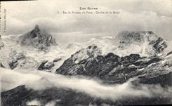 CPA Les Alpes sur le Plateau de Paris Chaine de la Meije 