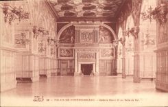 CPA Palais de Fontainebleau Galerie Henri II ou Salle de Bal 