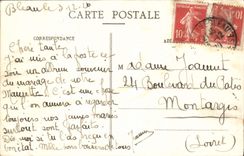 CPA Foret de Fontainebleau Grotte du Serment Mont Aigu 