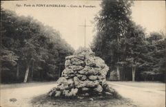 CPA Foret de Fontainebleau Croix Franchart 