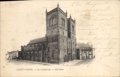CPA Saint Flour la Cathedrale 