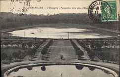 CPA Versailles l'Orangerie Perspective de la Piece d'Eau 