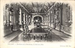 CPA Fecamp Distillerie dela Benedictine la Salle des Abbes 