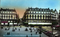 CPA Angers la place du Raillement vers la Rue d'Alsace 
