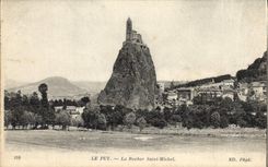 CPA Le Puy La Rocher Saint Michel 