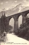 CPA Massif du Mont Blanc Les Houghes Viaduc Sainte Marie et Dent du Midi 